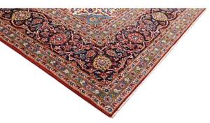 Tappeto Ardakan Medaglione Floreale Rosso Blu Scuro 298x400 Cm