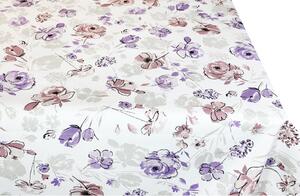 Tovaglia in cotone fiori viola