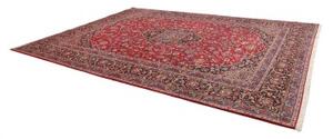 Tappeto Ardakan Medaglione Floreale Rosso Blu Scuro 300x416 Cm