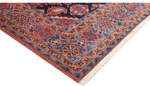 Tappeto Wiss Stilizzato Rosso Mattone Blu Scuro 228x335 Cm