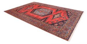 Tappeto Wiss Stilizzato Rosso Mattone Blu Scuro 228x335 Cm