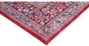 Tappeto Sabzevar Medaglione Floreale Rosso Blu 245x340 Cm