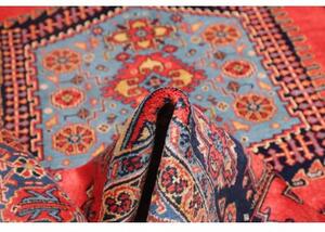 Tappeto Wiss Stilizzato Rosso Mattone Blu Scuro 228x335 Cm