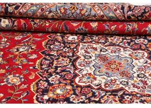 Tappeto Ardakan Medaglione Floreale Rosso Blu Scuro 297x403 Cm
