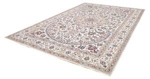Tappeto Nain Kashmar Medaglione Floreale Avorio Blu 242x350 Cm