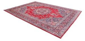 Tappeto Sabzevar Medaglione Floreale Rosso Blu 245x340 Cm