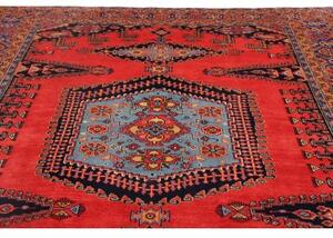 Tappeto Wiss Stilizzato Rosso Mattone Blu Scuro 228x335 Cm