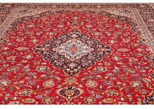 Tappeto Ardakan Medaglione Floreale Rosso Blu Scuro 297x403 Cm