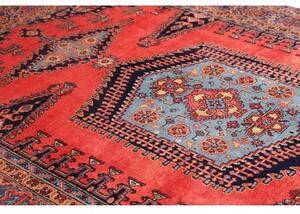 Tappeto Wiss Stilizzato Rosso Mattone Blu Scuro 228x335 Cm