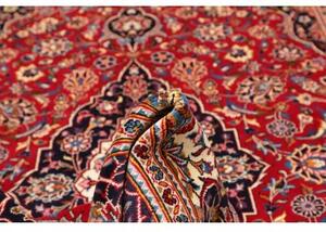 Tappeto Ardakan Medaglione Floreale Rosso Blu Scuro 195x335 Cm