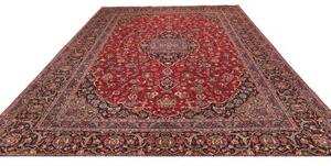 Tappeto Ardakan Medaglione Floreale Rosso Blu Scuro 300x416 Cm