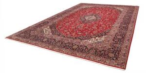 Tappeto Ardakan Medaglione Floreale Rosso Blu Scuro 294x404 Cm
