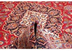 Tappeto Ardakan Medaglione Floreale Rosso Blu Scuro 294x404 Cm