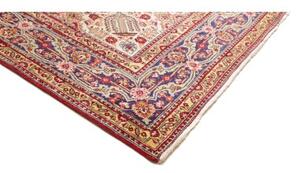 Tappeto Tabriz Medaglione Floreale Rosso Avorio 250x348 Cm