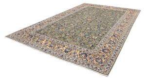 Tappeto Kashan Floreale Verde Salvia Avorio 255x384 Cm