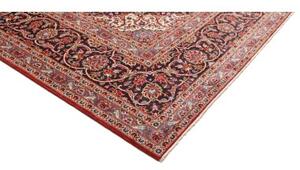 Tappeto Ardakan Medaglione Floreale Rosso Blu Scuro 292x393 Cm