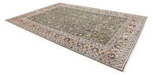 Tappeto Kashan Floreale Verde Salvia Avorio 255x384 Cm