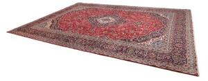 Tappeto Ardakan Medaglione Floreale Rosso Blu Scuro 295x406 Cm