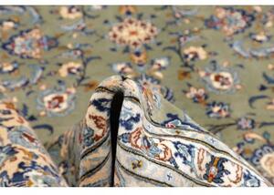 Tappeto Kashan Floreale Verde Salvia Avorio 255x384 Cm