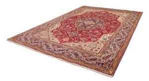 Tappeto Tabriz Medaglione Floreale Rosso Avorio 250x348 Cm