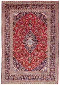 Tappeto Ardakan Medaglione Floreale Rosso Blu 206x303 Cm