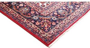 Tappeto Moud Medaglione Floreale Rosso Blu Scuro 254x340 Cm