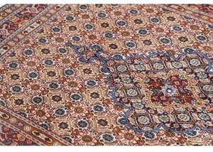 Tappeto Moud Stilizzato Rosso Mattone Blu 97x146 Cm