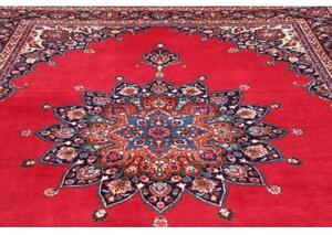 Tappeto Moud Medaglione Floreale Rosso Blu Scuro 254x340 Cm
