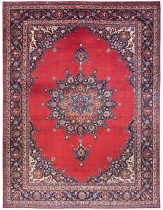 Tappeto Moud Medaglione Floreale Rosso Blu Scuro 254x340 Cm