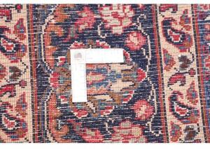 Tappeto Moud Medaglione Floreale Rosso Blu Scuro 254x340 Cm