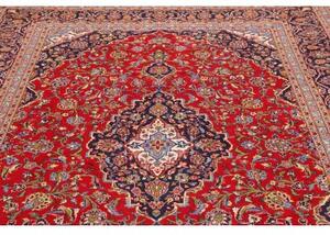 Tappeto Ardakan Medaglione Floreale Rosso Blu 206x303 Cm