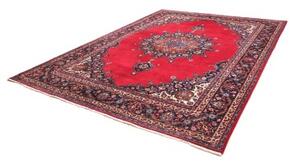 Tappeto Moud Medaglione Floreale Rosso Blu Scuro 254x340 Cm