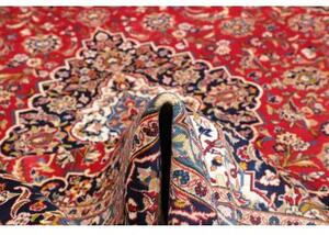 Tappeto Ardakan Medaglione Floreale Rosso Blu Scuro 298x405 Cm