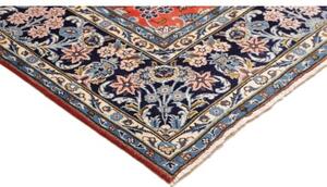 Tappeto Kashan Floreale Corallo Blu Scuro 200x303 Cm