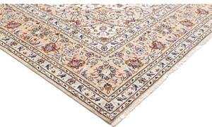 Tappeto Kashan Medaglione Floreale Avorio Beige 250x343 Cm