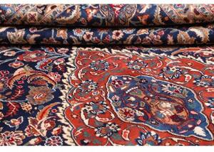 Tappeto Moud Stilizzato Blu Rosso Mattone 297x393 Cm