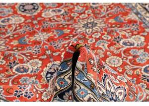 Tappeto Kashan Floreale Corallo Blu Scuro 200x303 Cm