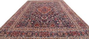 Tappeto Moud Stilizzato Blu Rosso Mattone 297x393 Cm