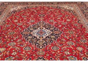 Tappeto Ardakan Medaglione Floreale Rosso Blu Scuro 298x405 Cm
