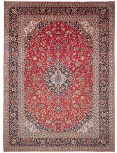 Tappeto Ardakan Medaglione Floreale Rosso Blu Scuro 298x405 Cm