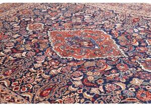 Tappeto Moud Stilizzato Blu Rosso Mattone 297x393 Cm