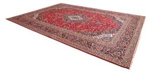 Tappeto Ardakan Medaglione Floreale Rosso Blu Scuro 297x410 Cm
