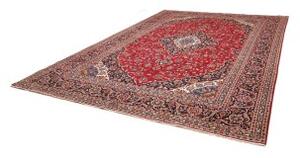 Tappeto Ardakan Medaglione Floreale Rosso Blu Scuro 297x410 Cm