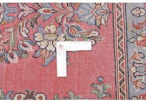 Tappeto Sarough Floreale Rosso Corallo Blu 215x330 Cm