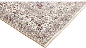 Tappeto Nain Kashmar Medaglione Floreale Avorio Blu 303x400 Cm