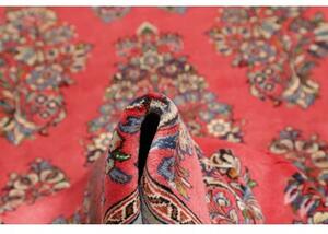 Tappeto Sarough Floreale Rosso Corallo Blu 215x330 Cm