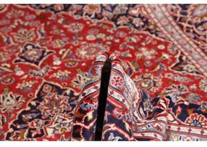 Tappeto Ardakan Medaglione Floreale Rosso Blu Scuro 206x313 Cm