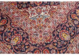 Tappeto Ardakan Medaglione Floreale Rosso Blu Scuro 302x415 Cm