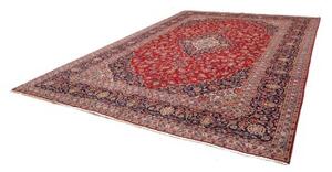 Tappeto Ardakan Medaglione Floreale Rosso Blu Scuro 302x415 Cm