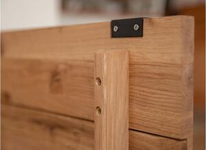 Porta tv in legno naturale massello oliato design industriale
